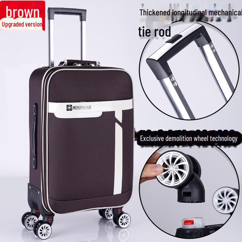 Чемодан на колесиках унисекс для бизнеса с универсальными колесами — доступен в размерах 24", 26" и 28" для студентов и путешественников