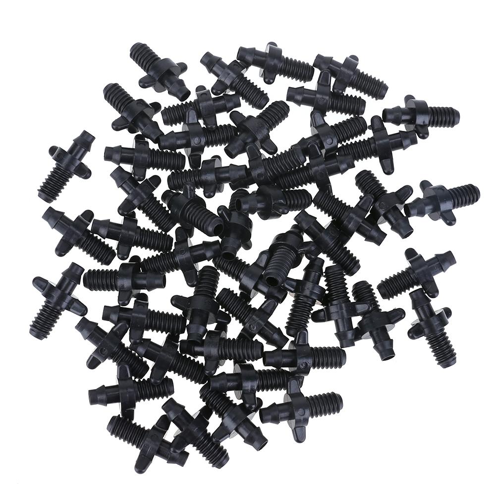 4/7mm PVC Hose Connector Home Garden Drip Irrigation Plant Flower Watering Fitting Connector Tool Accessories
