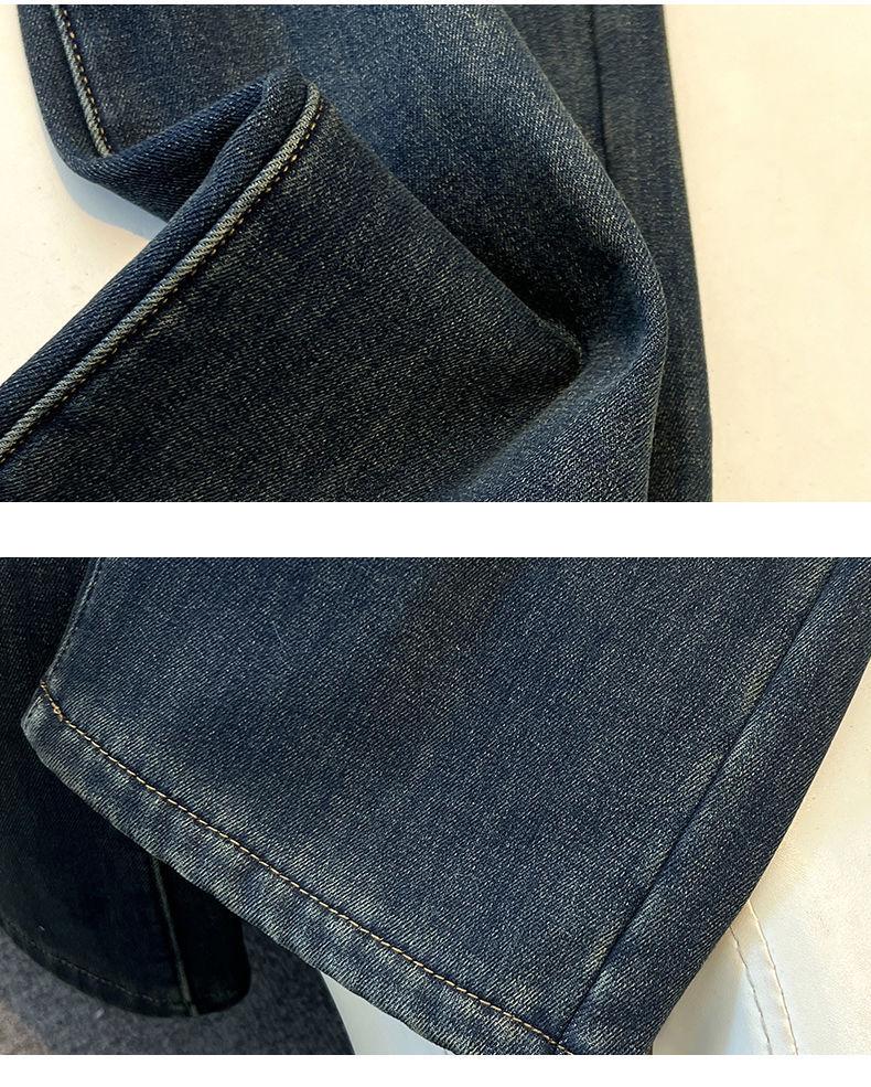 Женские джинсы с высокой талией, в стиле ретро, с широкими штанинами - Осень/Зима 2025 - Большие размеры и для миниатюрных