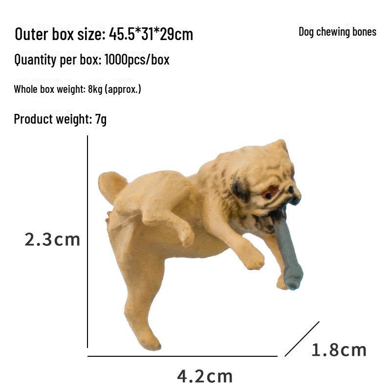 Украшения для аквариума в японском стиле: Креативные ландшафтные украшения на тему собак