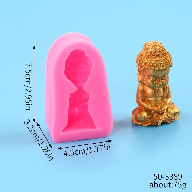 Xiaomi Buddha Silicone Candle Mold 3D Aromatherapy Handmade Soap Wax Clay Gypsum Candles Ornament Craft Making Mold