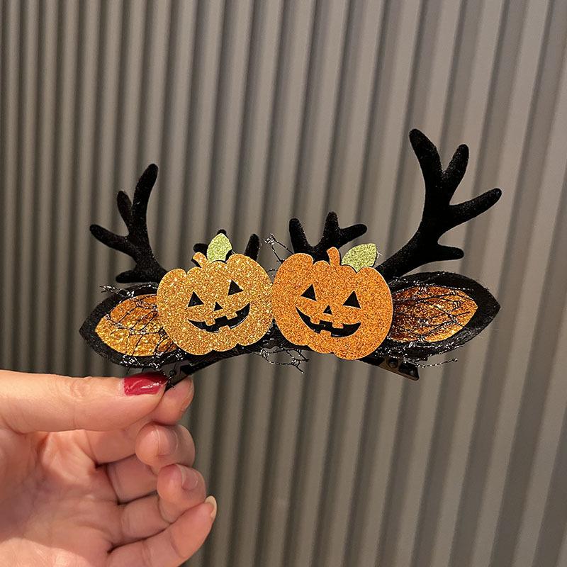 Girls Halloween Headwear Dark Child Demon Hairpin Witch Hairwear Adult Decorative Headband Dress Up Female Hairpin