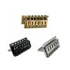 Бридж Fender ST Single Tremolo, Шестиструнная сквозная система тремоло, Аксессуар для электрогитары - Серебристый, Черный, Золотой.
