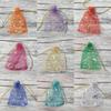 50Pcs Moon Star Organza Bag Drawstring Candy Gift Packing Bag Jewelry Pouch Wedding Party Decoration Supply