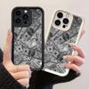 JT225 Арт с долларами для iPhone 17 16 15 Pro Max Samsung S26 S25 Ultra A17 A16 A07 A56 Xiaomi 15T Redmi 15c 14C Мягкий чехол из ТПУ