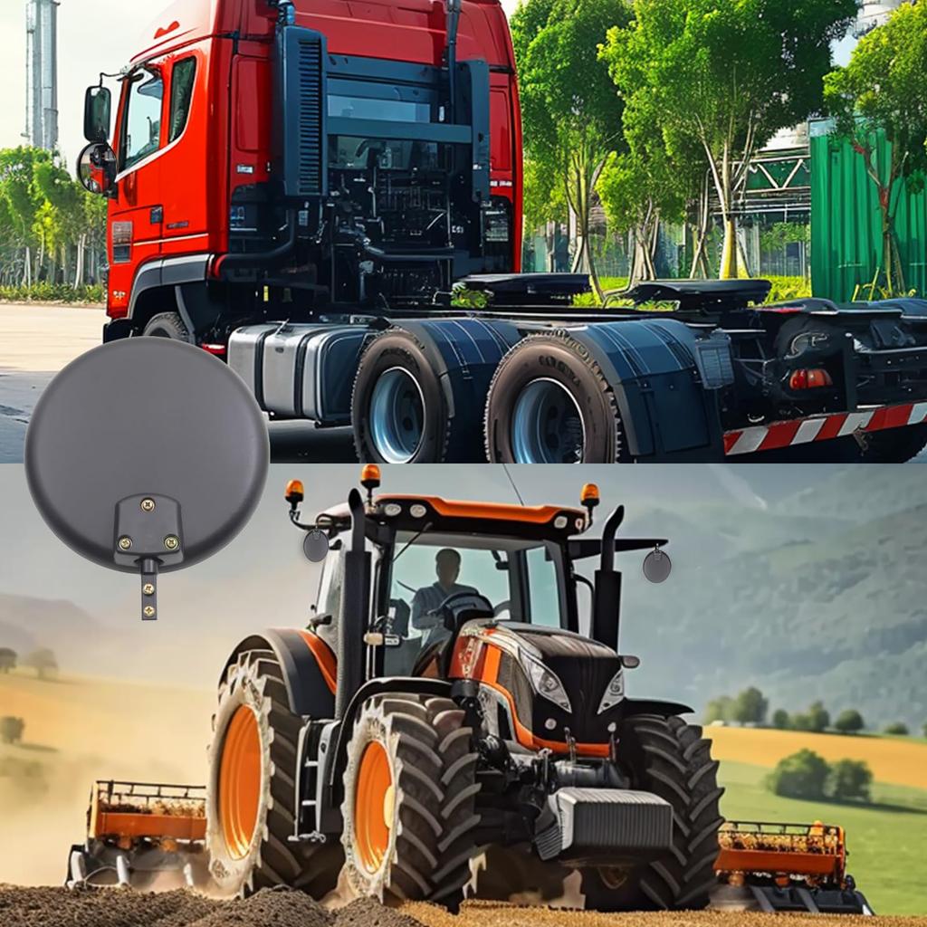 Круглое выпуклое боковое зеркало с кронштейном для дорожного зеркала для розничной торговли и аксессуар для зеркала заднего вида 9,8 дюйма Грузовики, Подъездные пути, Гаражи, Магазины,