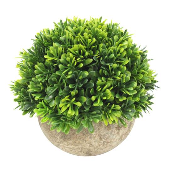 Искусственный цветок растение трава бумажная целлюлоза горшок бонсай орнамент садовый стол декор