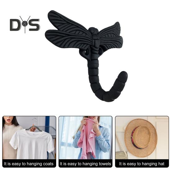 Крючок для одежды «Стрекоза», прочный, несущий, простой в установке, декоративный настенный вешалка, держатель для ключей