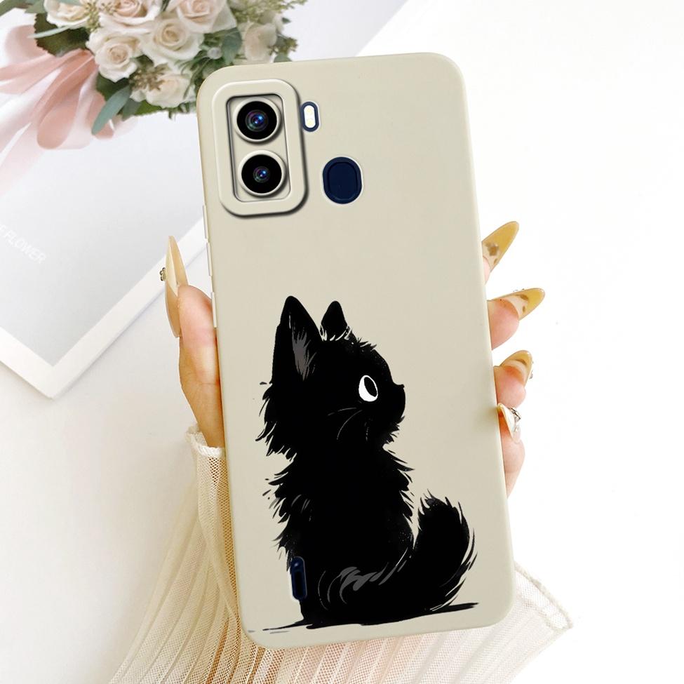 С отпечатками пальцев Для Tecno Pop 6 Чехол-крышка Роскошный Модный Крутой Кавайный Милый Расписной Силиконовый Funda Для Tecno Pop6 BE7 Корпус