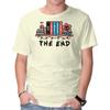 Unisex Crew Neck T-Shirt Stranger End Graphic Short Sleeve Casual Tee