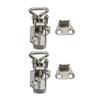 2 Pcs Boat Anti Rattle Latch 66mm To 75mm 304 Stainless Steel Lockable Hold Down Fastener Clamp Marine Hatch Locker