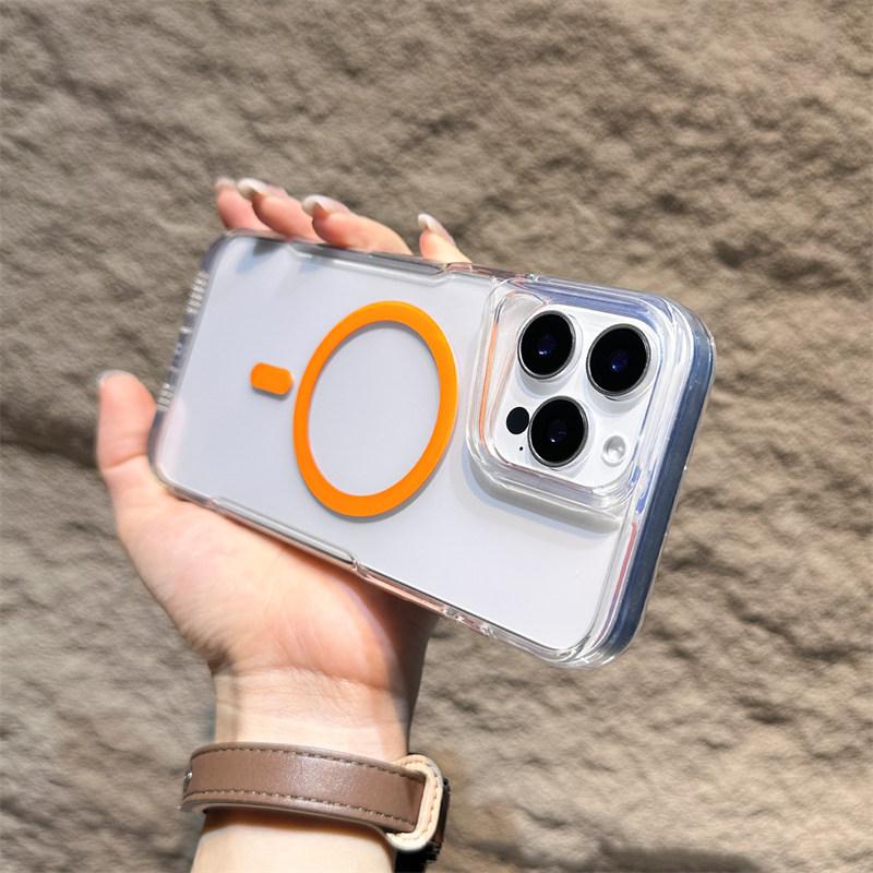 Роскошный беспроводной зарядный Magsafe прозрачный чехол для iPhone 15 16 14 13 11 12 Pro Max Plus 11 магнитный противоударный мягкий бампер