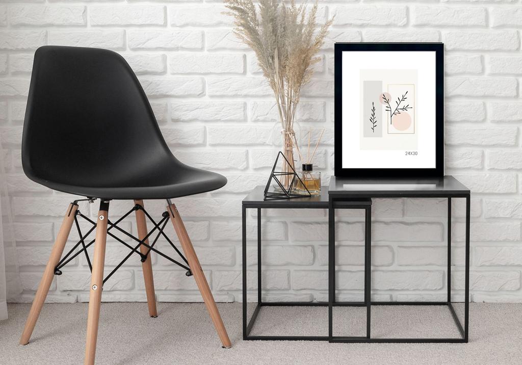 Ramka na zdjęcie mdf basic 24x30 cm czarny 1 szt.