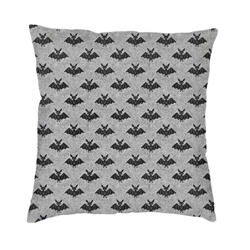 Наволочка с летучей мышью вампира, украшение дома, Хэллоуин, готическая оккультная ведьма, скандинавский чехол для подушки, автомобильный двусторонний наволочка с принтом
