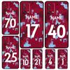 Personalised Football Number Name Case For OPPO A17 A54 A57 S A77 A74 A94 A5 A9 A53 A15 A16 A76 A96 A52 A72 A18 A58 A98 A78