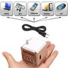 1 шт. FM портативное мини-радио Micro Treble Bluetooth портативное голосовое для компьютера, мобильного телефона, поддержка музыки в формате MP3, карта Micro TF