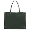 Tory Burch Сумка-тоут женская Ella с логотипом, магнитной застежкой, из ткани и искусственной кожи, цвет: Базиликово-зеленый, 87116-312