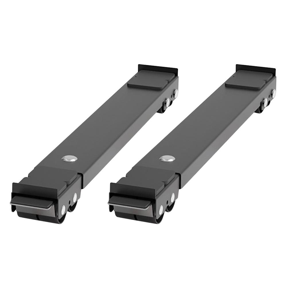 2pcs Movable Washing Machine Stand Adjustable Furniture Dolly Mobile Roller Anti-slip with Wheels Home Furniture Moving Roller