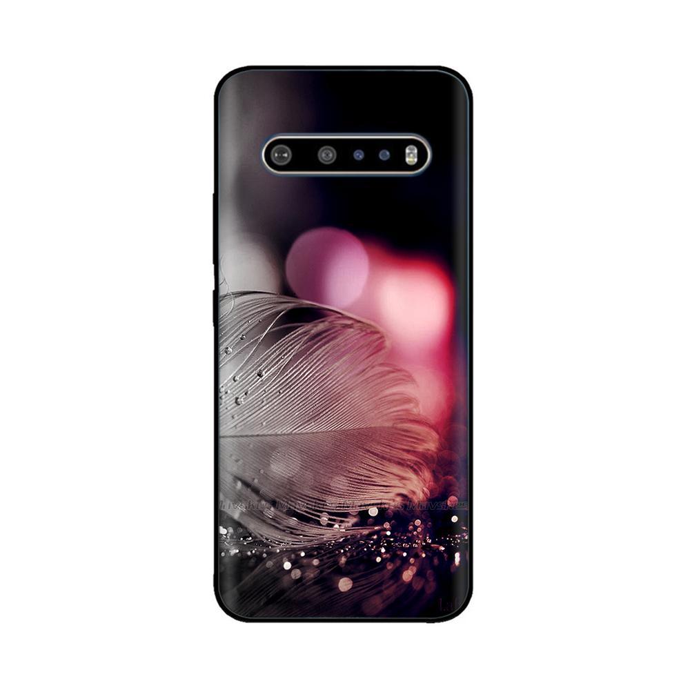 Для чехла LG V60 ThinQ 6.8" Мягкий силиконовый ТПУ чехол для телефона Funda Для LG V60 ThinQ 5G V 60 Задняя крышка lgV60 ThinQ coque Бампер Оболочка