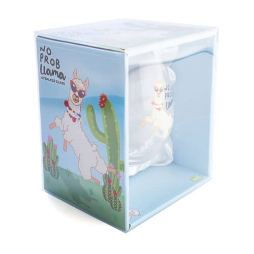 Бокал для вина без ножки (Нет проблем, лама)