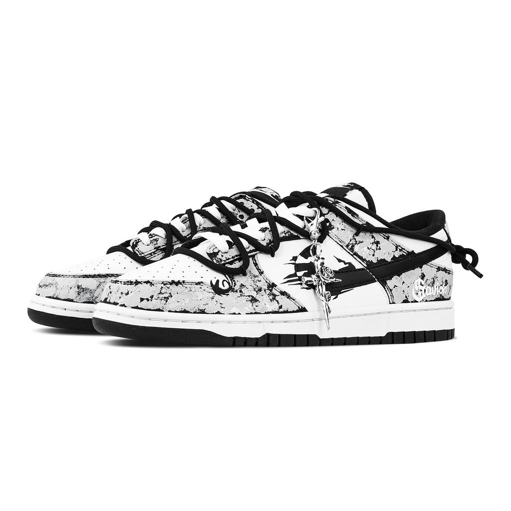 Nike Dunk Zero Время Искупления Устойчивые к истиранию Низкие Кеды для скейтбординга Унисекс Серый Белый DD1391-100(Команда773-)