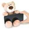 NICI Bear Figure Mobile Made In Plush Fluffy W12xD16xH23cm Stand, Germany, Toy, Gift, Animal, Bear, Smartphone/Mobile Stand, Beige,