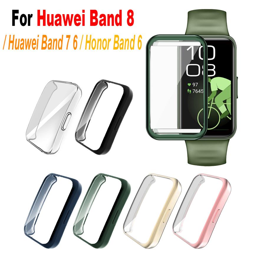 Силиконовый Чехол Защитная Крышка Оболочка Аксессуары для Huawei Band 8 7 6 / Honor Band 6