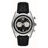Emporio Armani AR11635 Racer Chronograph Black Leather Men's Watch
