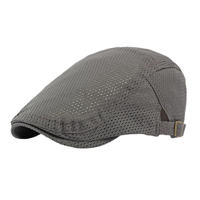 Unisex Mesh Duckbill Beret, Breathable Sun Protection Cap, Trendy and Simple Design