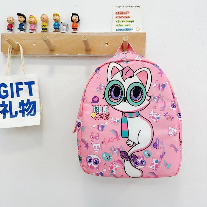 Рюкзак с узорами русалки, кошки, динозавра, акулы, дышащие нейлоновые лямки, плечевой