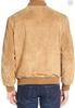 New Men Jacket Suede Beige Genuine Lambskin Real Leather Handmade Lambskin Soft Stylish