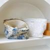 Модная косметичка с принтом Цветочный принт Большая вместимость Сумка для макияжа Косметичка-органайзер для путешествий Косметичка