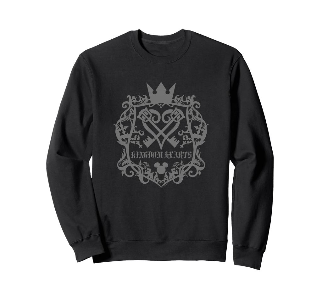 Kingdom Hearts Scroll Key Cross Heartless Design Sweatshirt
