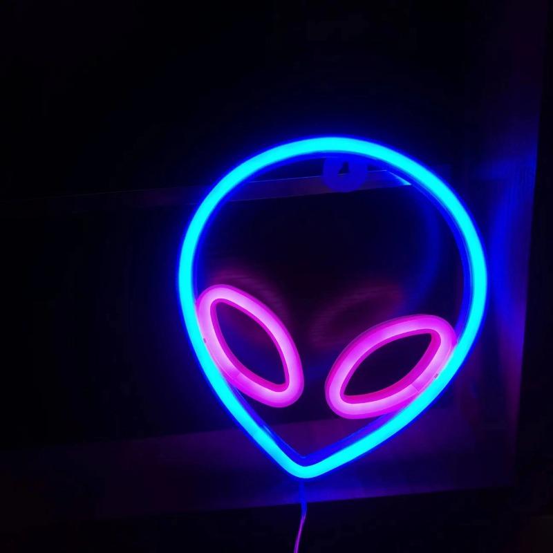 Светодиодная неоновая вывеска, USB/батарейки для бара, спальни, игровой комнаты, свадебной вечеринки, украшение стены, рождественский подарок