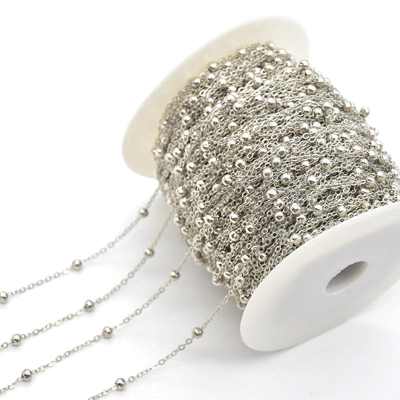 4 мм медная цепочка с кисточками из бисера для самодельных украшений и аксессуаров в старинном стиле