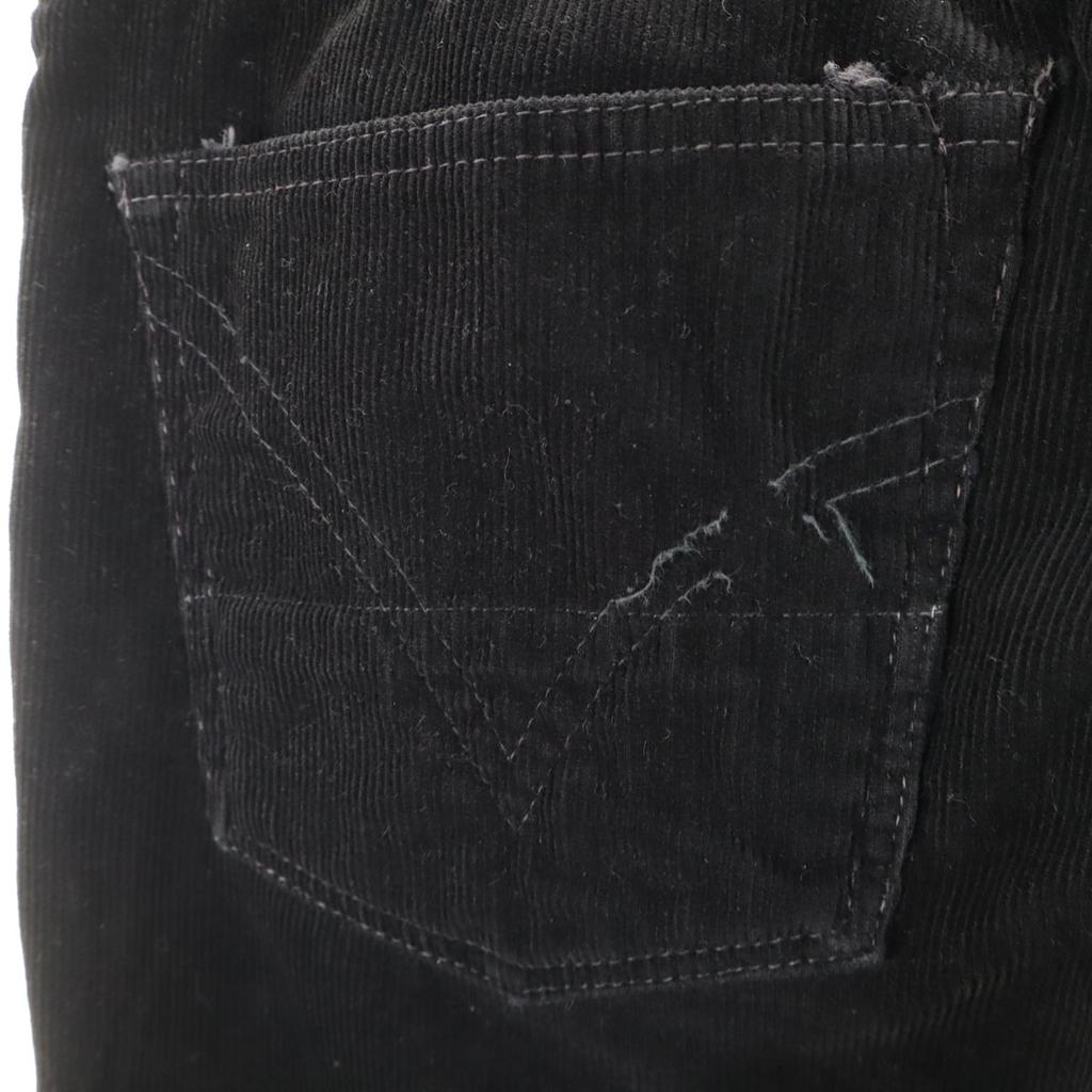 Брюки вельветовые REAL McCOY 600R-415Z W31 черные Мужские Б/У