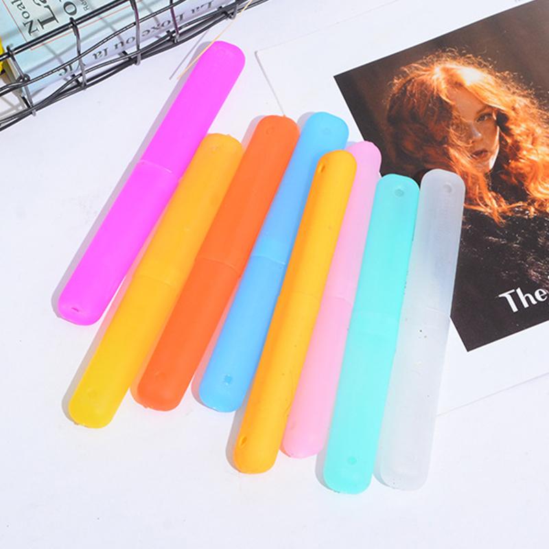 Дорожный портативный держатель для зубных щеток, прозрачный ящик для хранения, органайзер для ванной комнаты