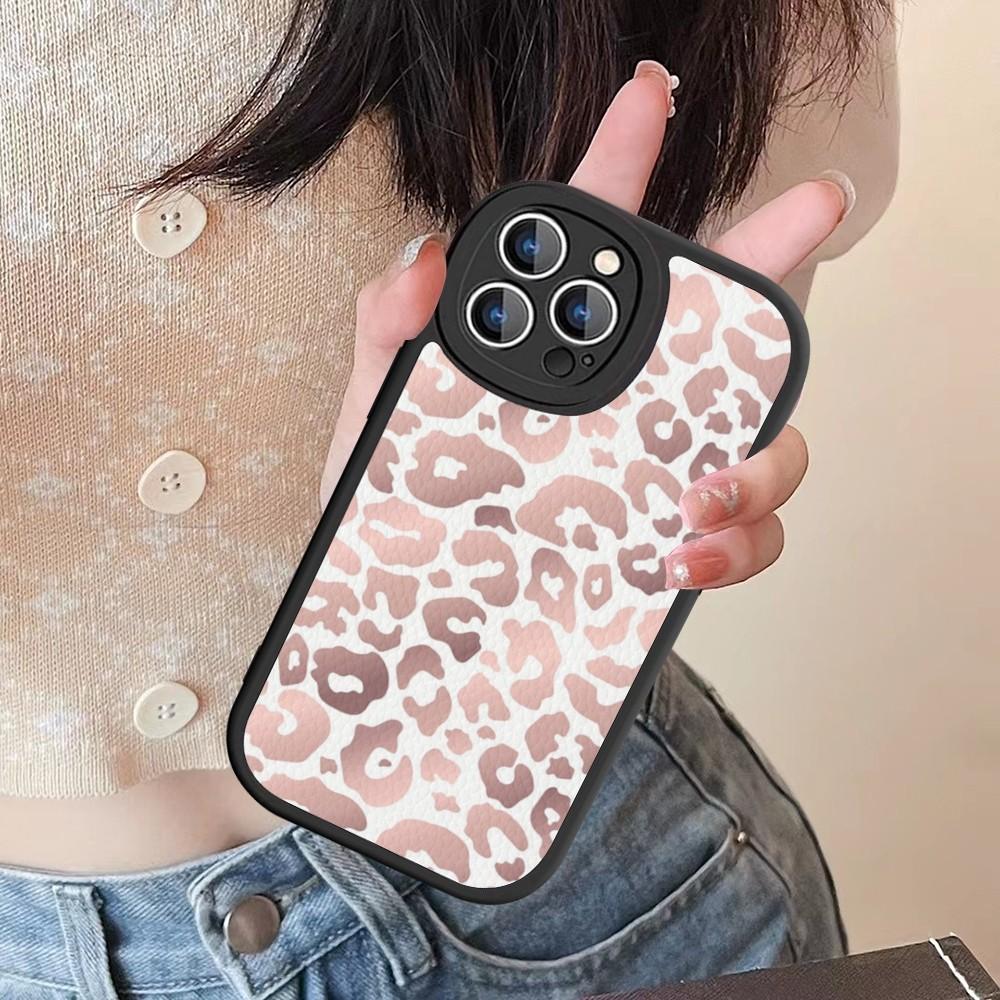 Чехол для телефона с леопардовым принтом, жесткая кожа, для iPhone 16 15 14 13 12 Mini 11 14 Pro Max Xs X Xr 7 8 Plus, Fundas