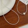 Ожерелье из сломанного жемчуга для женщин, легкая роскошная модная цепочка для воротника INS высокого качества