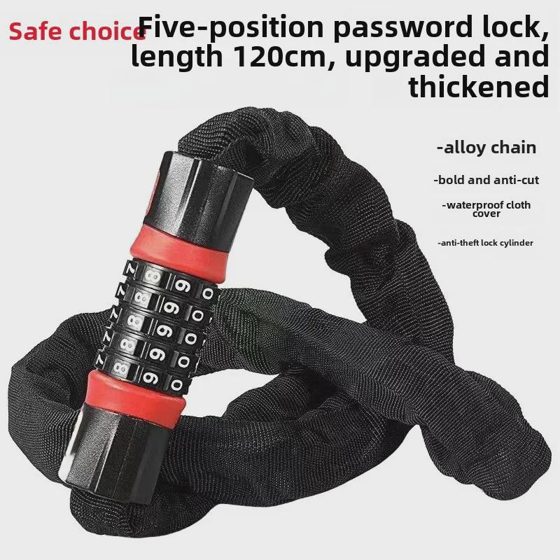 Anti-Theft Electric/Motorcycle Chain Lock with Password