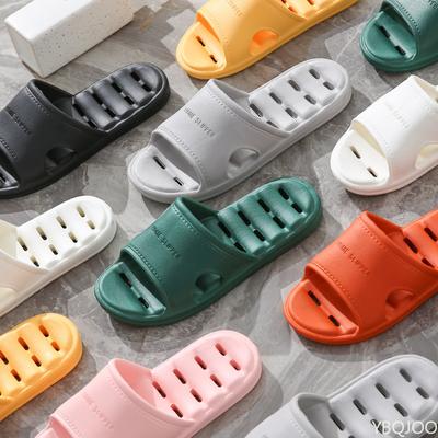 Мода Женская мода Унисекс Тапочки Нескользящая Мягкая подошва Тапочки для душа с отверстиями Домашние Перфорированные Ванная Быстросохнущие Тапочки для пары