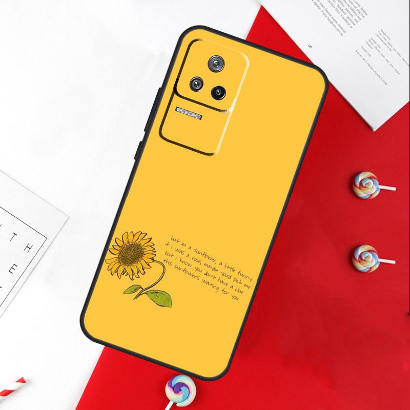 Цветочный чехол с ромашками и подсолнухами для Xiaomi 14T 11T 12T 13T Pro 13 14 15 Ultra POCO X7 Pro X3 X5 X6 F5 F6 M6 Pro