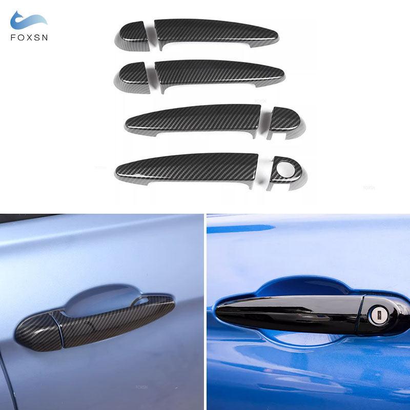 Car Exterior Door Handle Pull Cover Trim For BMW 1 3 Series X1 X3 X4 X5 X6 F20 E90 E92 E93 F30 F31 F35 E84 F25 F26 E70 E71 LHD