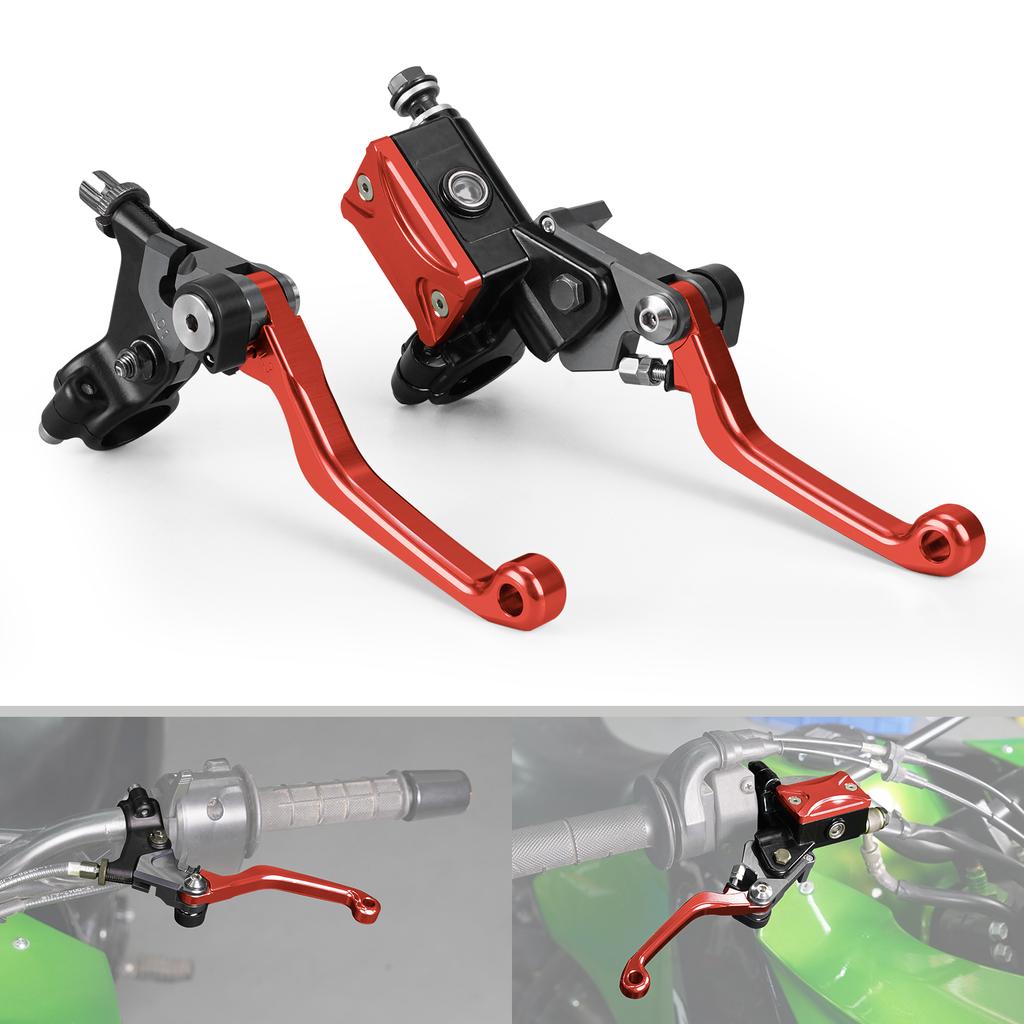 Для Kawasaki KX 65 KX 85 KX 125 KX 250 KX250F KX450F KLX 125 KLX 250 D-TRACKER KLX450R Гидравлический тормоз и рычаг тросового сцепления 7/8"