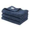 Bloom Imabari Certified Face Towels, 3-Piece Set, Ciel, Hotel-Grade, Absorbent, Quick-Drying, Indoor Drying, 100% Cotton, Made In Japan (Navy)