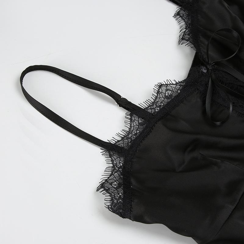 Женский кружевной кардиган со шнуровкой на груди из атласа, темпераментный, пикантный, с сексуальным пупком, тонкий и универсальный топ для улицы