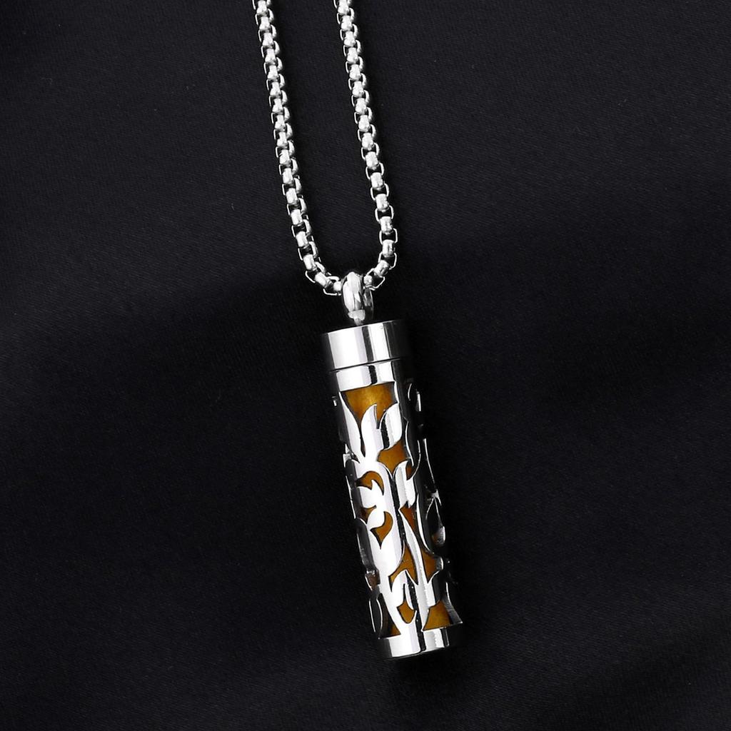 Ожерелье-диффузор для ароматерапии в форме сердца из нержавеющей стали с вращающейся подвеской