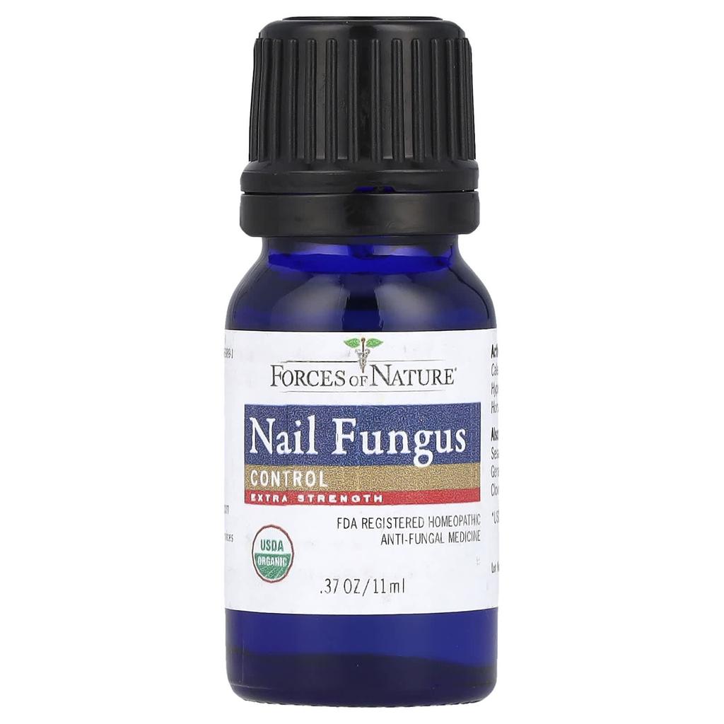 Forces of Nature Nail Fungus, Organic Botanical Medicine, Extra Strength, 11 Ml (0.37)