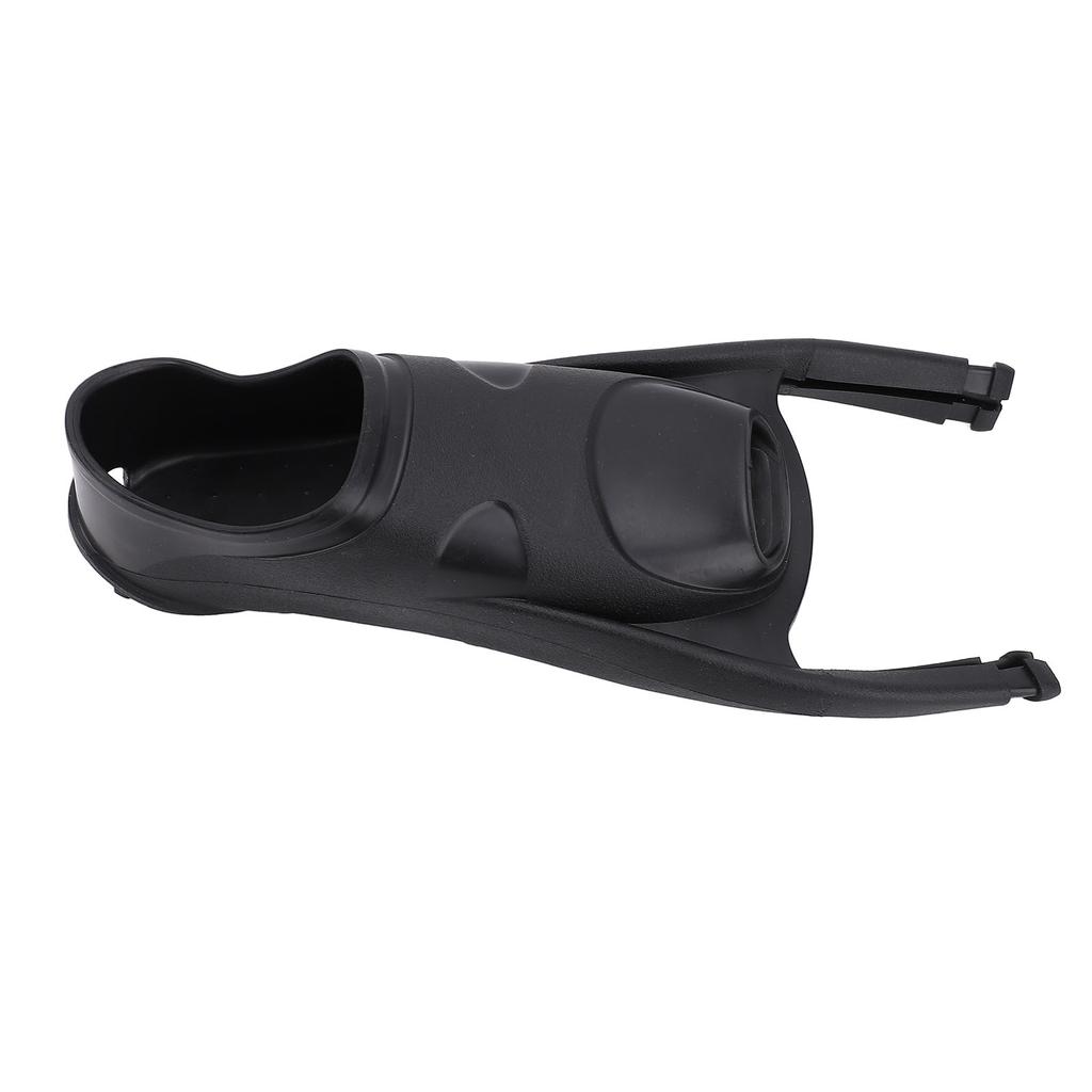 Freediving Fin Foot Pocket TPR Longblade Long Wing Diving Fin Foot Pocket for Swimming Equipment Black S(37 To 38)