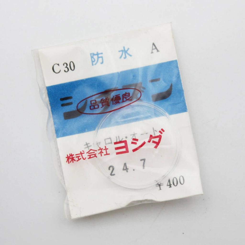 CITIZEN Yoshida C30 Waterproof A Carol Auto Round Plastic Crystal Compatible Part Watch Part F26-21 Co. Ltd. 24.7mm